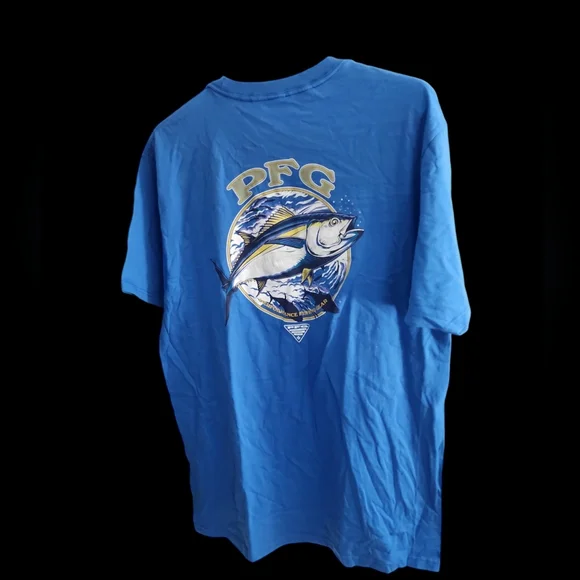🎣Mens Columbia Yibty Short Sleeve T Shirt Size Large🐟 - Picture 2 of 3
